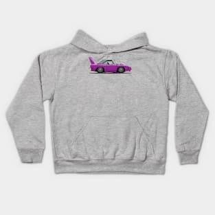 PURPLE BIRD Kids Hoodie